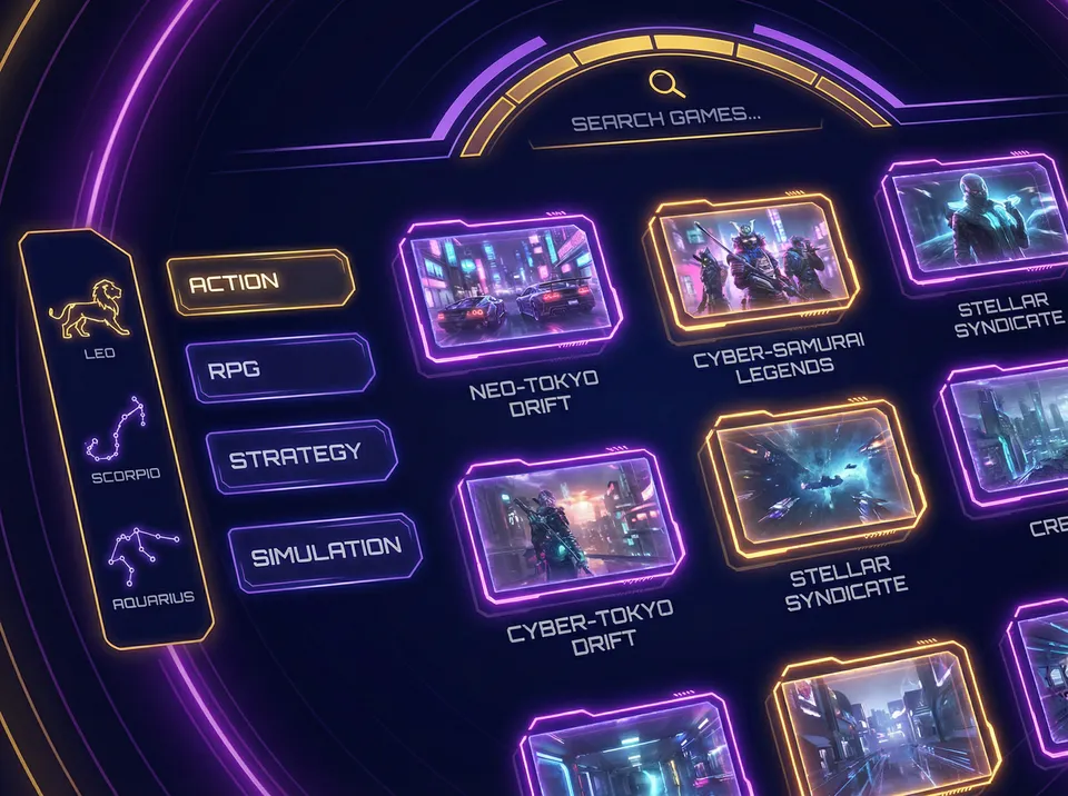 星座大厅游戏分类导航 - 电子棋牌